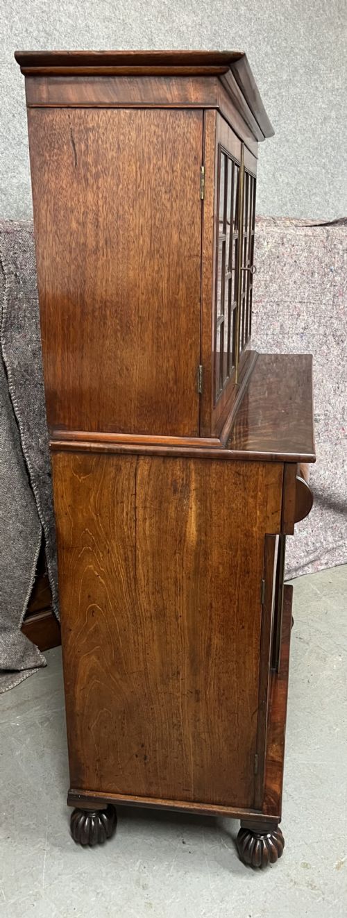 SUPER QUALITY MAHOGANY CHIFFONIER BOOKCASE - ADDITIONAL PHOTO 10