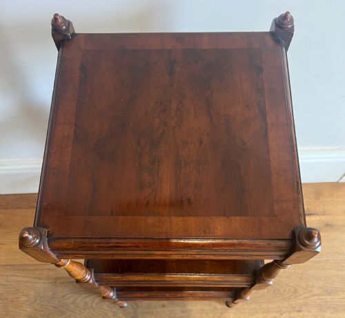 SMALL ANTIQUE 3 TIER ETAGERE WHATNOT - ADDITIONAL PHOTO 3