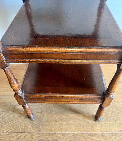 SMALL ANTIQUE 3 TIER ETAGERE WHATNOT - ADDITIONAL PHOTO 4