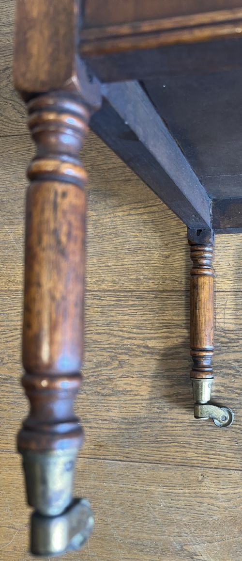 SMALL ANTIQUE 3 TIER ETAGERE WHATNOT - ADDITIONAL PHOTO 5