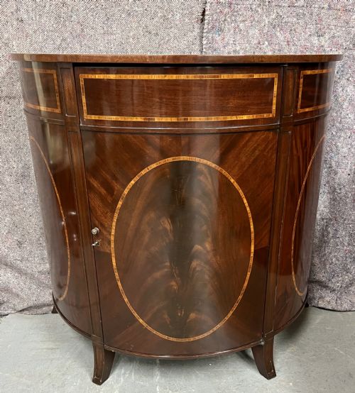 SHERATON REVIVAL DEMI LUNE CABINET - ADDITIONAL PHOTO 1