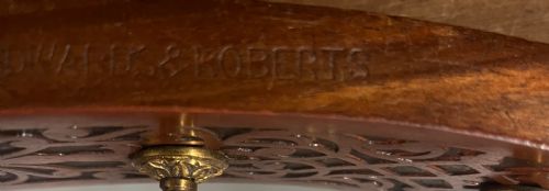 EDWARDS ROBERTS MAHOGANY DESK - ADDITIONAL PHOTO 12
