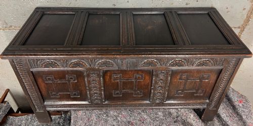 Original Early Oak Coffer