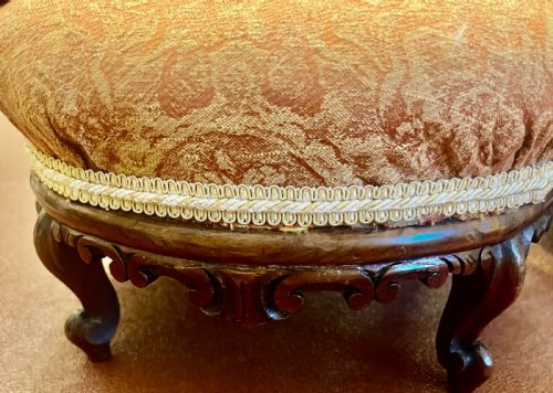 PAIR OF VICTORIAN FOOT STOOLS - ADDITIONAL PHOTO 3