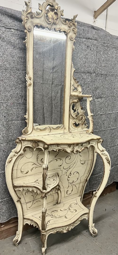 SHABBY CHIC VENETIAN CONSOLE TABLE - ADDITIONAL PHOTO 5