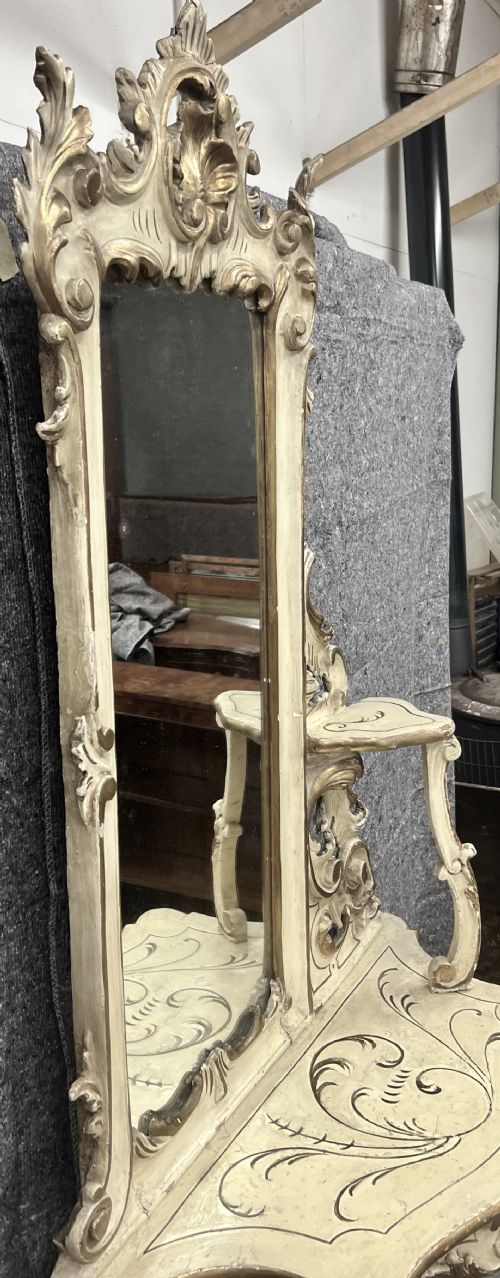 SHABBY CHIC VENETIAN CONSOLE TABLE - ADDITIONAL PHOTO 8