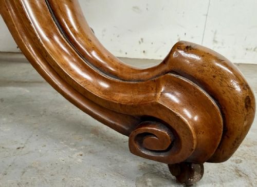 BEAUTIFUL VICTORIAN MARQUETRY INLAID CENTRE TABLE - ADDITIONAL PHOTO 9