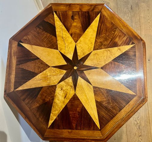 ANTIQUE SPECIMEN WOOD OCCASIONAL TABLE - ADDITIONAL PHOTO 2