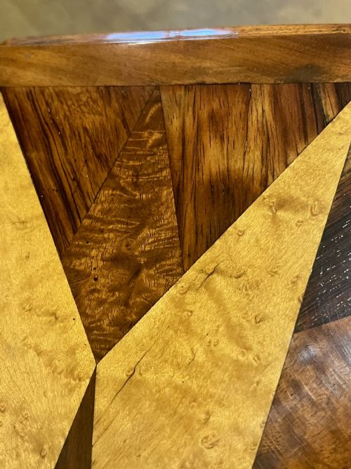 ANTIQUE SPECIMEN WOOD OCCASIONAL TABLE - ADDITIONAL PHOTO 3
