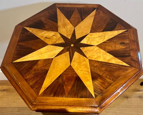 ANTIQUE SPECIMEN WOOD OCCASIONAL TABLE - ADDITIONAL PHOTO 6