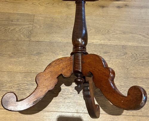 ANTIQUE SPECIMEN WOOD OCCASIONAL TABLE - ADDITIONAL PHOTO 7