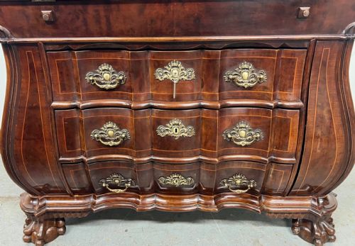 DUTCH BURR WALNUT BUREAU - ADDITIONAL PHOTO 1