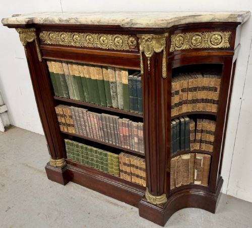STUNNING ORMOLU MOUNTED OPEN BOOKCASE - ADDITIONAL PHOTO 1