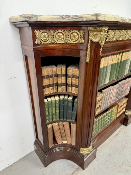 STUNNING ORMOLU MOUNTED OPEN BOOKCASE - ADDITIONAL PHOTO 2