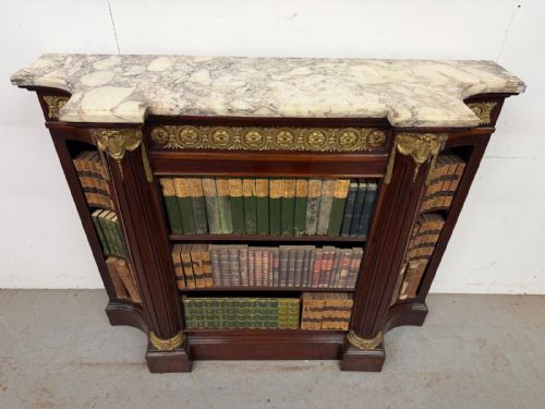 STUNNING ORMOLU MOUNTED OPEN BOOKCASE - ADDITIONAL PHOTO 3