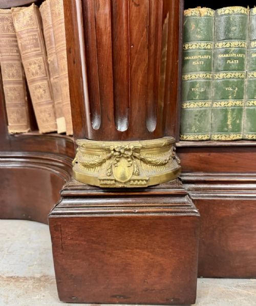 STUNNING ORMOLU MOUNTED OPEN BOOKCASE - ADDITIONAL PHOTO 5