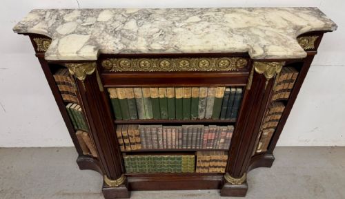 STUNNING ORMOLU MOUNTED OPEN BOOKCASE - ADDITIONAL PHOTO 8