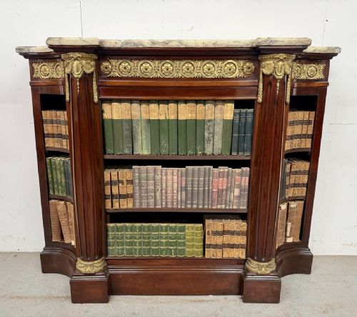 STUNNING ORMOLU MOUNTED OPEN BOOKCASE - ADDITIONAL PHOTO 9