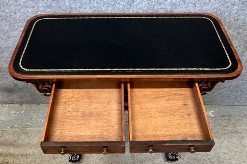 SMALL REGENCY FREESTANDING WRITING TABLE - ADDITIONAL PHOTO 1