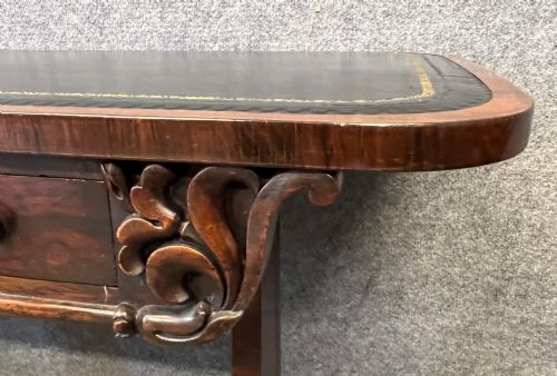 SMALL REGENCY FREESTANDING WRITING TABLE - ADDITIONAL PHOTO 3