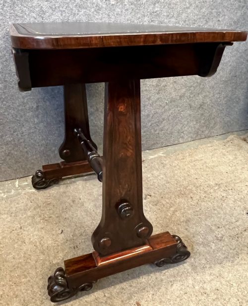 SMALL REGENCY FREESTANDING WRITING TABLE - ADDITIONAL PHOTO 10