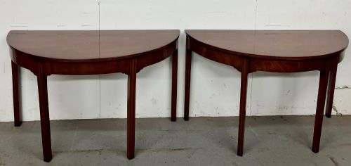 PAIR GEORGE IV MAHOGANY CONSOLE DININGTABLES - ADDITIONAL PHOTO 8