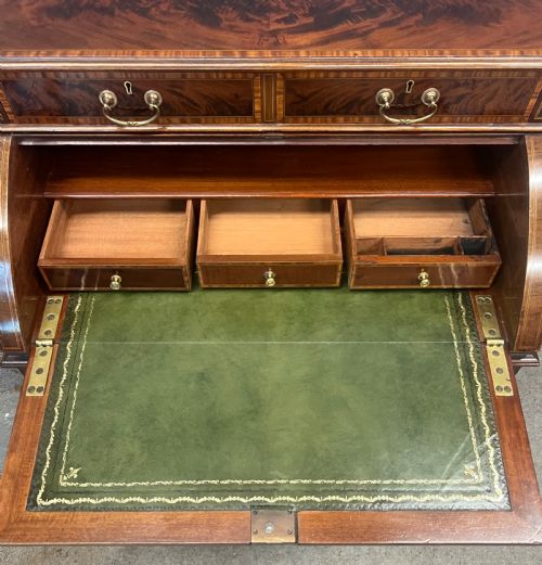 EDWARDIAN SHERATON REVIVAL LADIES DESK - ADDITIONAL PHOTO 14