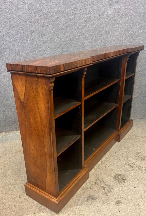 GOOD LATE REGENCY OPEN BOOKCASE - ADDITIONAL PHOTO 1