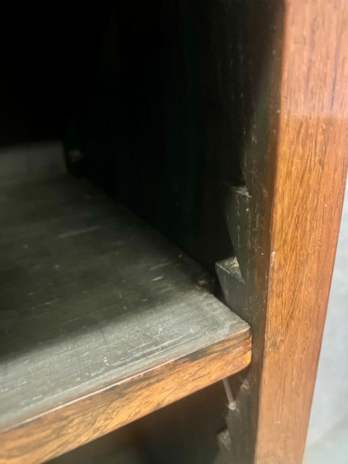 GOOD LATE REGENCY OPEN BOOKCASE - ADDITIONAL PHOTO 8