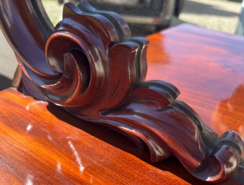GOOD QUALITY ANTIQUE MAHOGANY SIDEBOARD - ADDITIONAL PHOTO 3