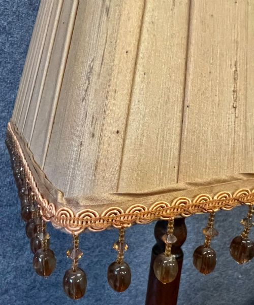 JACOBEAN STYLE OAK STANDARD LAMP - ADDITIONAL PHOTO 6