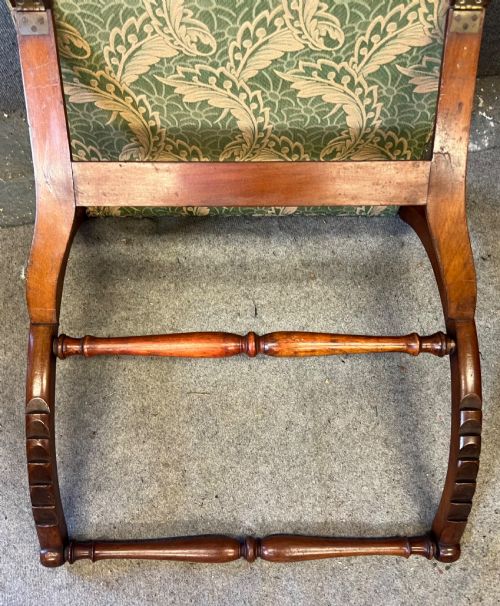 UNUSUAL CAMPAIGN ADJUSTABLE CHAIR BACK - ADDITIONAL PHOTO 1