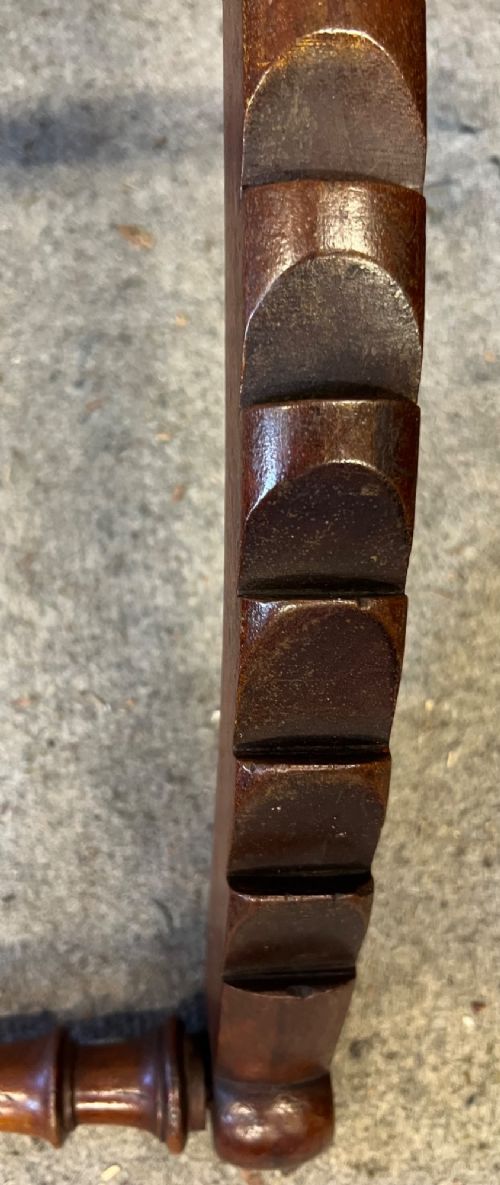 UNUSUAL CAMPAIGN ADJUSTABLE CHAIR BACK - ADDITIONAL PHOTO 2