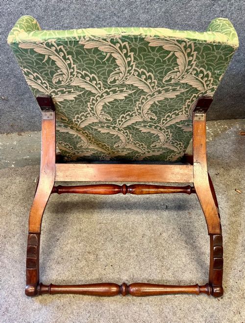 UNUSUAL CAMPAIGN ADJUSTABLE CHAIR BACK - ADDITIONAL PHOTO 5