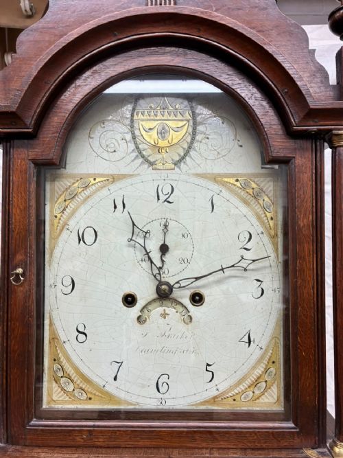 19th.Century Oak 8 Day Long Case Clock View IV