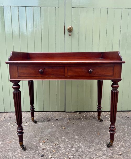 Untouched Gillows Stamped Mahogany Side Table