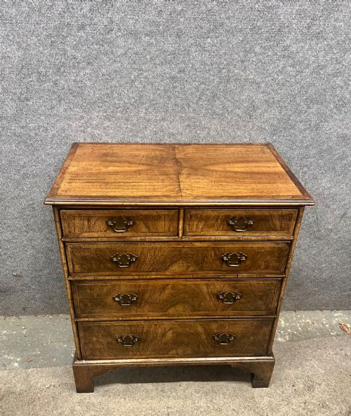 Small 18th Century Style Walnut Chest of Drawers