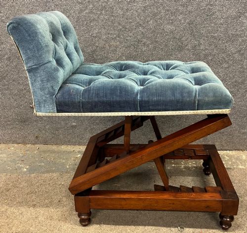 19th.c. Mahogany Gout Stool