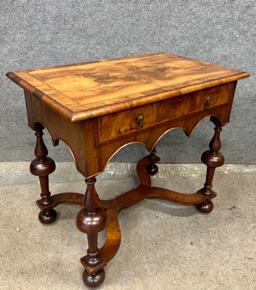 William & Mary and Later Walnut Low Boy