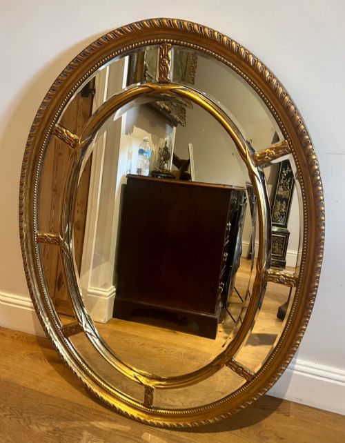 An Attractive Bevel Edged Margin Mirror