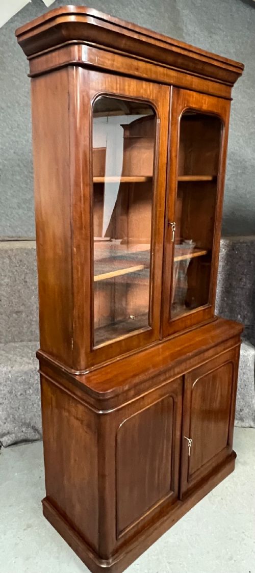 Victorian Mahogany Bookcase