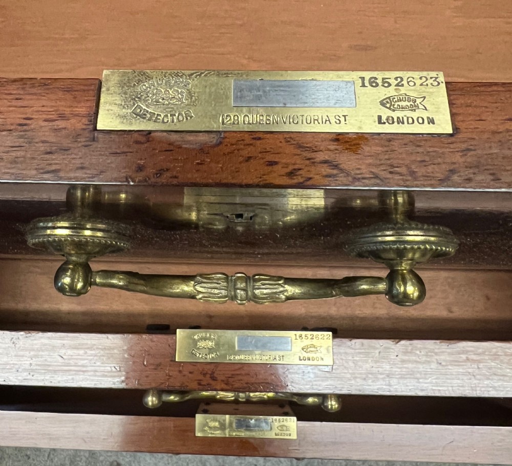 Superb Antique Watch or Jewellery Safe Cabinet View X