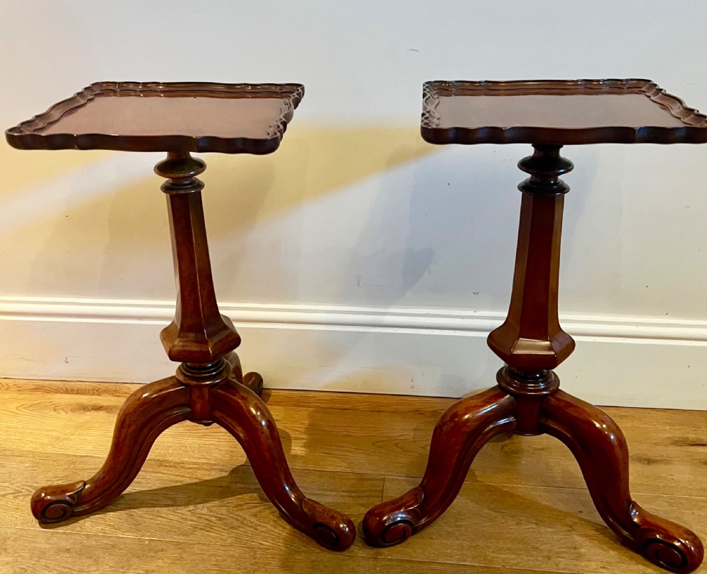 Good Pair of Walnut Occasional Tables