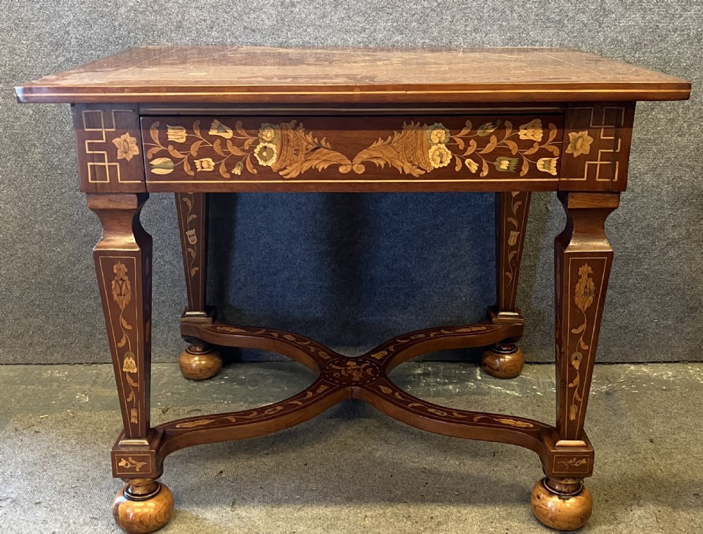 Superb Dutch Marquetry Table View II