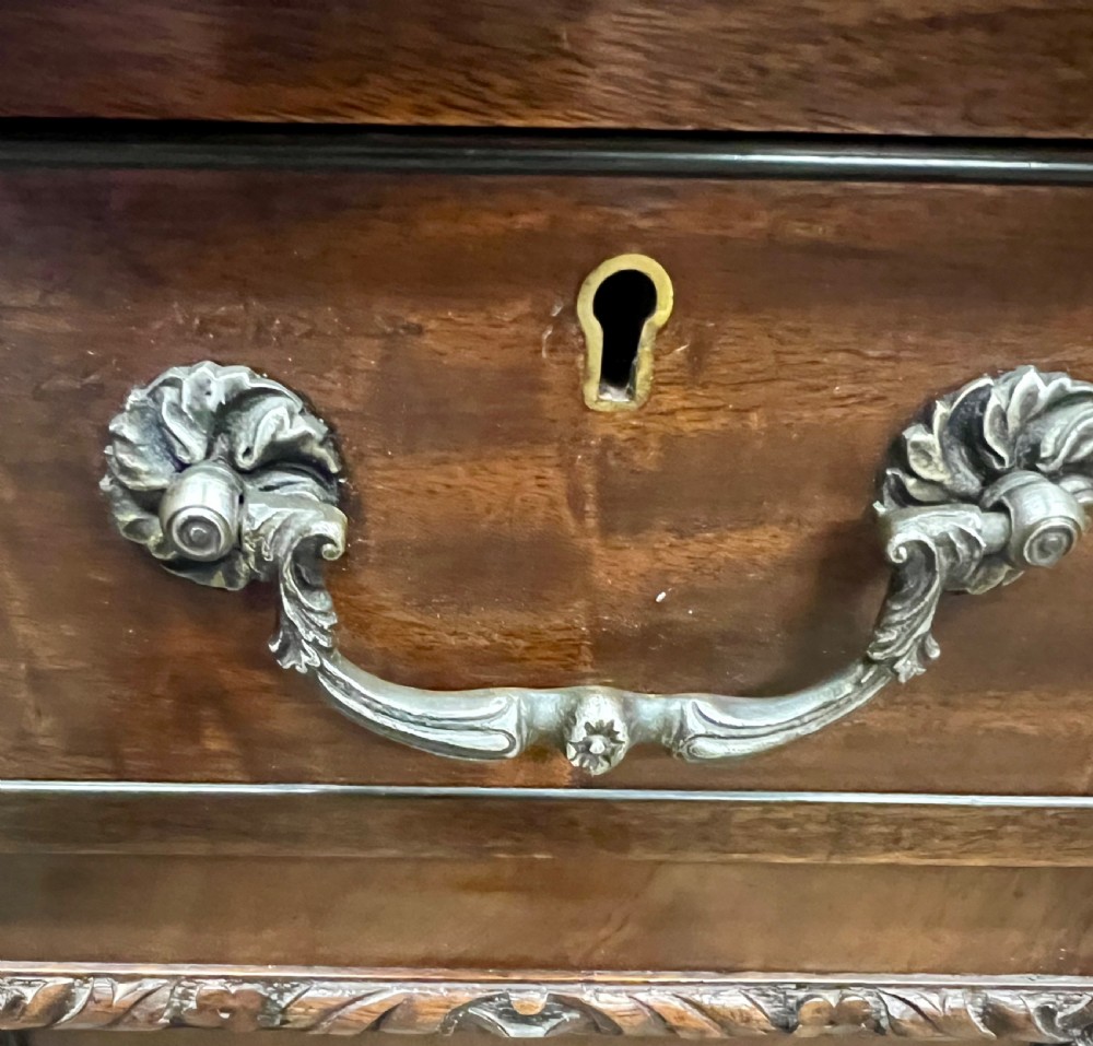 Antique Chippendale Style Bedside Cabinet View VIII