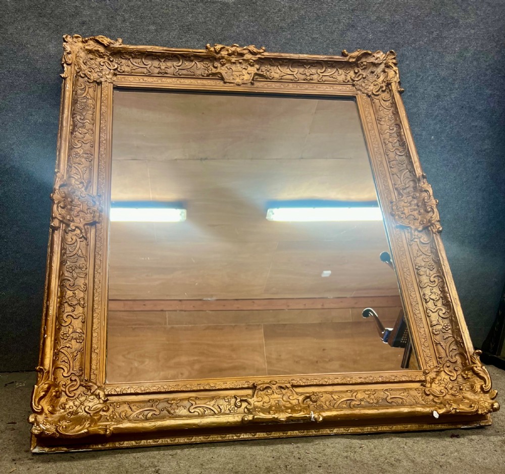Large 19th.Century Gilded Mirror Frame