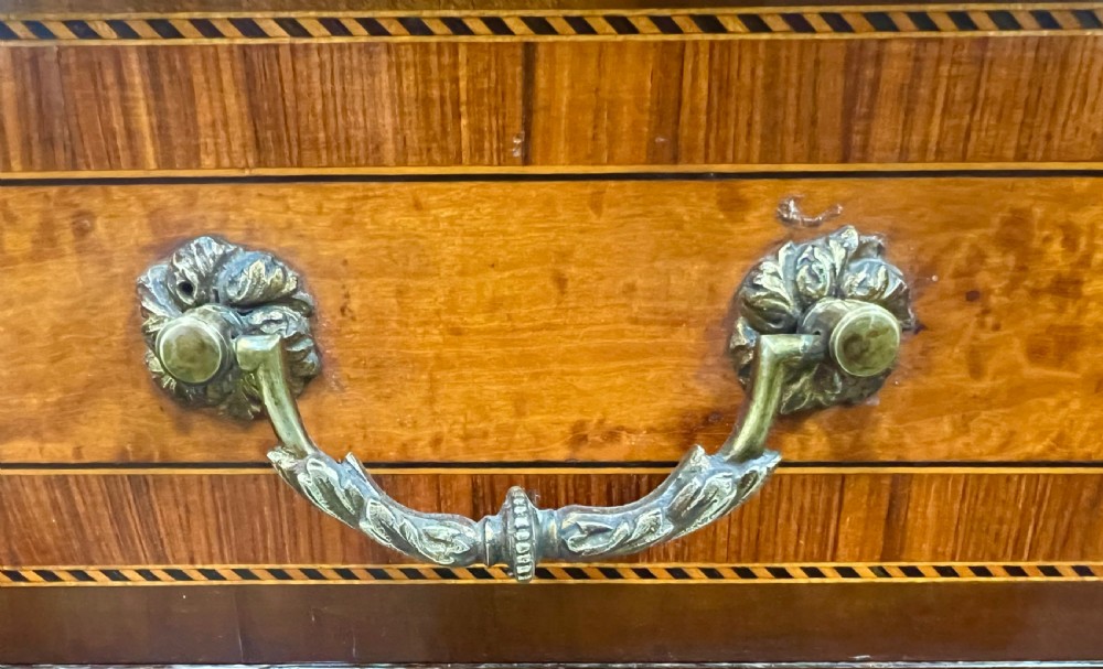 Fine Quality Satinwood & Inlaid English Side Cabinet View IV