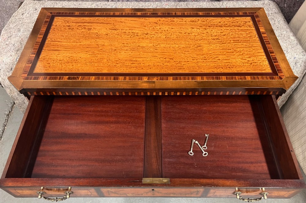 Fine Quality Satinwood & Inlaid English Side Cabinet View V