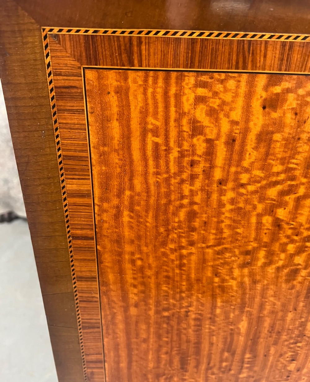 Fine Quality Satinwood & Inlaid English Side Cabinet View VIII