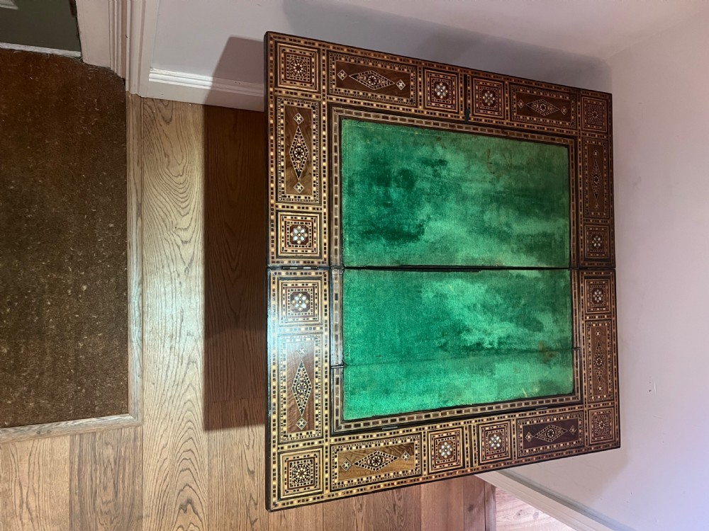Antique Syrian Moorish Games Table View V